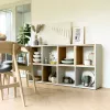 Topeshop MALAX 2X4 BIEL estante para sala de estar