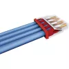 Conector de terminais Wago 4 polos 0,5–2,5 mm² 24 A 400 V