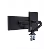 Suporte para monitor GEMBIRD MA-DA2-03 para ecrãs até 35 polegadas, fixação de mesa, VESA 75x75–100x100, 20 kg, preto, ecrã duplo