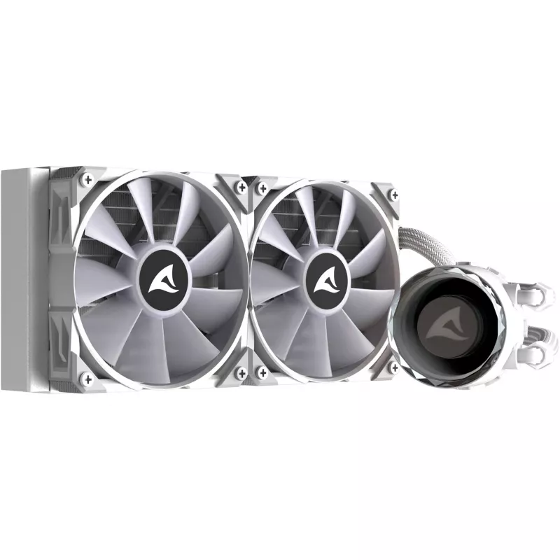 S80 RGB White AIO 240mm, refrigeração líquida branca