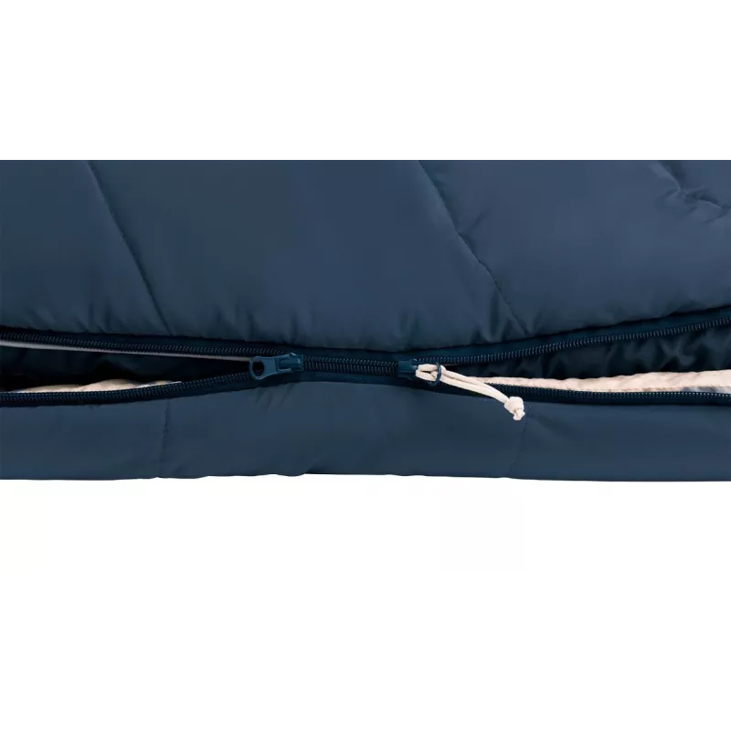 Saco de dormir Outwell criança forma de múmia poliéster azul — 1700 mm de comprimento, 630 mm de largura, para utilizadores até 150 cm