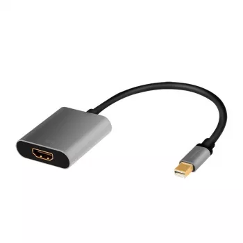 Adaptador de cabo de vídeo LogiLink CDA0110 Mini DisplayPort para HDMI 0,15 m