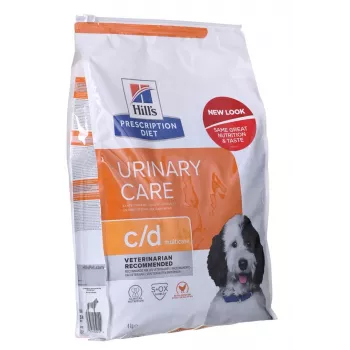 HILL'S PRESCRIPTION DIET Canine Urinary Care c/d Multicare Alimento seco para cães frango 1,5 kg