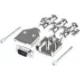 Conjunto de pinos D-SUB MH Connectors MHDM9-DM9P-K 180° N.º de polos: 9 copo de solda 1 unid.