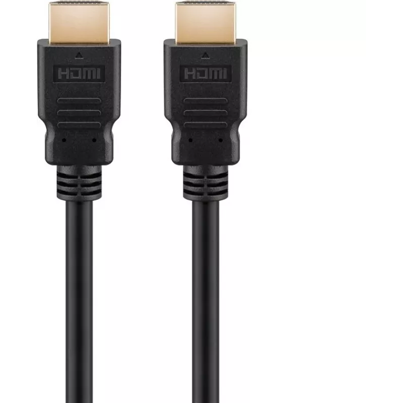 Goobay 61161 - 5 m - HDMI Type-A (Standard) - HDMI Type-A (Standard) - 10,2 Gbit/s - Audio Return Channel (ARC) - preto (61161)