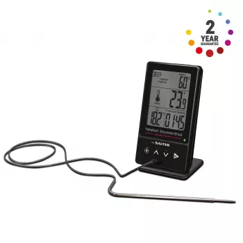 Termómetro de cozinha digital Salter 540A HBBKCR 5 em 1 de precisão — Sonda de cozinha multifunções
