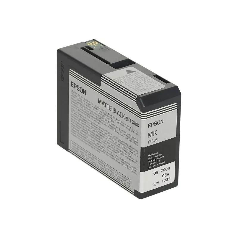 Tinteiro Epson C13T5808 Preto mate — Tinteiro original Epson, preto mate