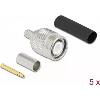 Conector macho TNC para cravar LMR 200 DeLOCK 90019