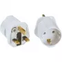 Adaptador de ficha de rede Bachmann 921.010 branco