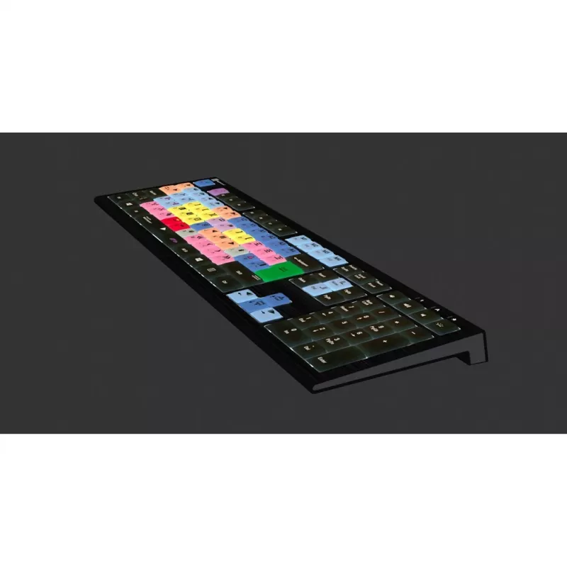 Teclado retroiluminado Logickeyboard Avid Media Composer ASTRA 2 PC UK (LKB-MCOM4-A2PC-UK)
