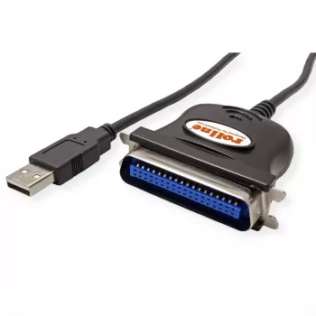 ROLINE 12.02.1092 adaptador de cabo IEEE 1284 USB-A preto (12.02.1092)