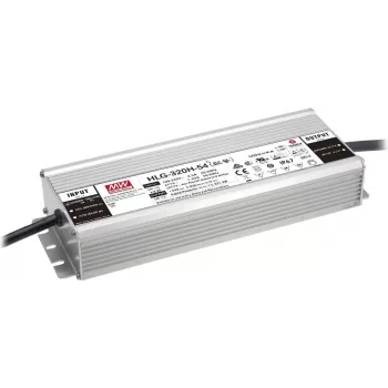 Fonte de alimentação LED Mean Well 320W 24V IP67, driver de tensão constante para sistemas LED em exterior
