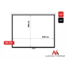 Tela de projeção Maclean MC-591 3,05 m (120