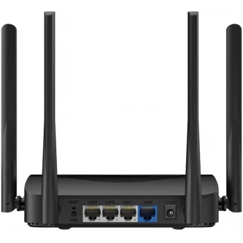 Router de mesa MERCUSYS MR25BE EasyMesh Wi‑Fi 7 Dual‑Band 2,4/5 GHz, 3600 Mbit/s, 3× Gigabit-LAN, 4 antenas externas