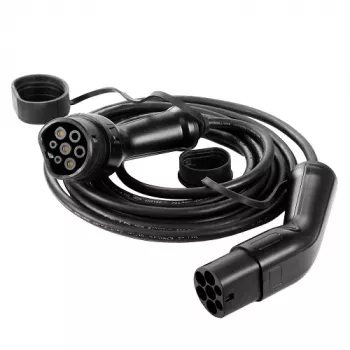 Cabo de carregamento para veículo elétrico Type 2 - Type 2, 32A, 7,2kW, 1 fase, 5m