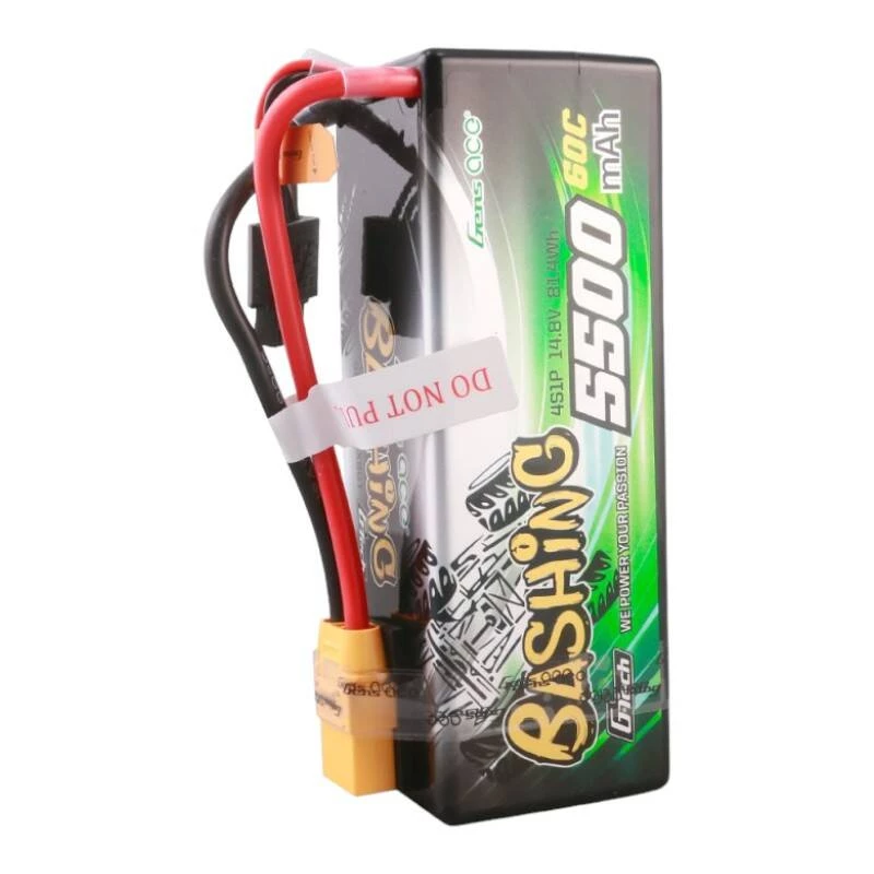 Bateria LiPo Gens ace G-Tech 5500mAh 4S1P 14.8V 60C HardCase para carro RC