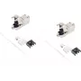 Conector Keystone RJ45 Cat 6A ShiverPeaks BS08-10002-2 sem ferramenta, pack de 2