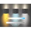 Beper P201UTP304 candeeiro LED recarregável com base magnética, mola e suporte de parede, 2,3 W, regulável, preto
