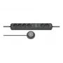 Extensão de energia Brennenstuhl Eco-Line Comfort Switch 2m 6 tomadas AC