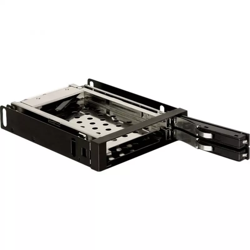 DeLOCK 3.5 Mobile Rack preto