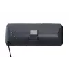 Aquecedor elétrico de quartzo SUNRED LUG-2000W — 2000 W, elemento de vidro de quartzo, para exterior, montagem na parede, IP24, preto