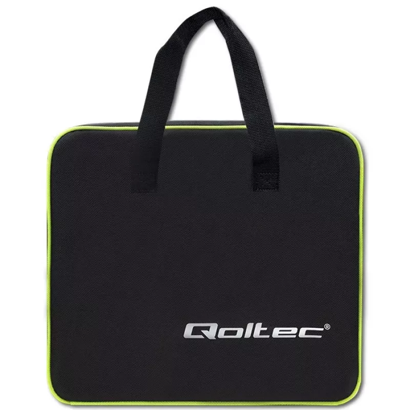 Carregador móvel para carro elétrico Qoltec ajustável 2em1 Type2 | 7kW | 230V | CEE 3 PIN | Wi-Fi | LCD | portátil | wallbox | 5m