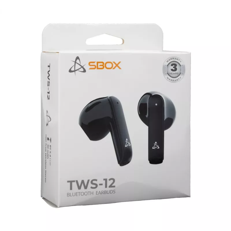 Auscultadores SBOX EB-TWS12 preto