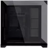 Bundle de caixa de PC Lian Li O11 Vision Compact + 3x ventoinhas UNI FAN SL-INF 120 Reverse Blade - preto