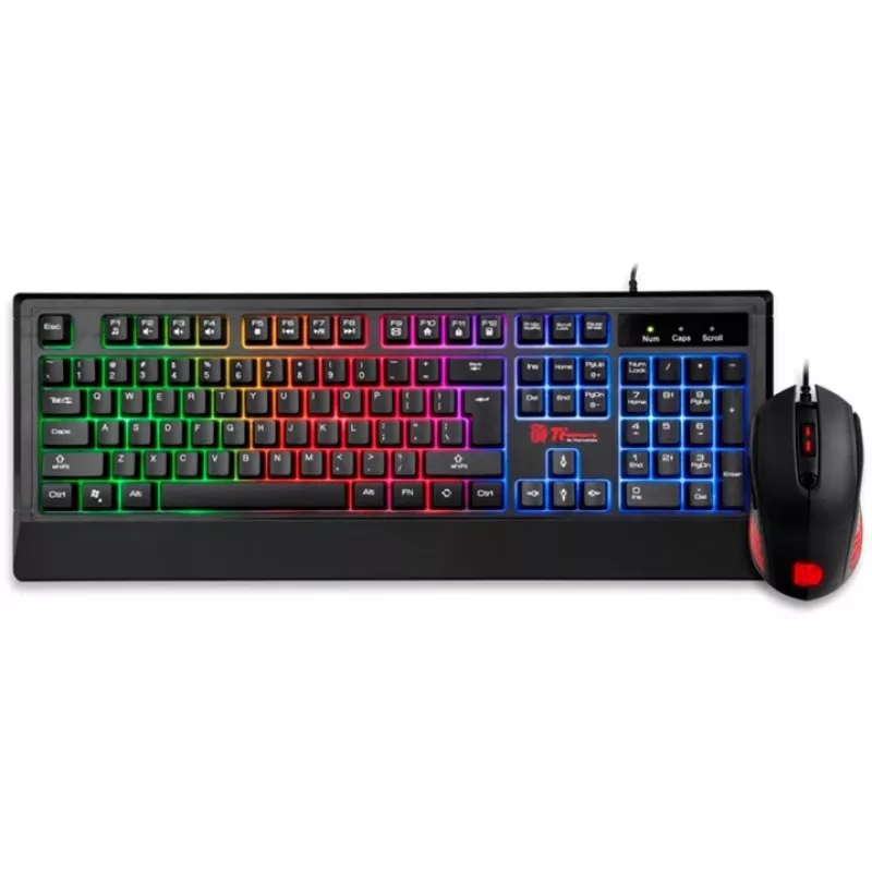 Tt eSPORTS Challenger Combo USB QWERTY alemão preto (CM-CHC-WLXXPL-GR)