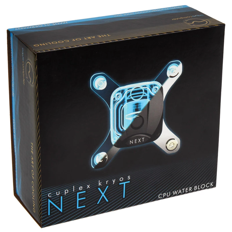 Bloco de água Aqua-Computer cuplex kryos NEXT com VISION para LGA 1700 PVD/Níquel