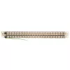 Tripp N254-048-SH-6A 48 portas 1 U montagem em rack patch panel Cat6a STP blindado pass-through - RJ45 Ethernet - TAA - 10 Gigabit Ethernet - RJ-45 - Cat6a - prateado - branco - instalação em rack