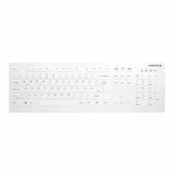 Teclado médico Contour Design Active Key Contour QuickClean IP68 Full-Size sem fios Branco DE C8112