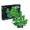 Puzzle 3D modelo Holandês Voador, que brilha no escuro, cubicfun 306-T4041H