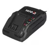 Rebarbadora YATO YT-82826, 18V Li-Ion 2Ah, disco de 125 mm, 10.000 rpm, rosca M14, proteção ajustável sem ferramentas