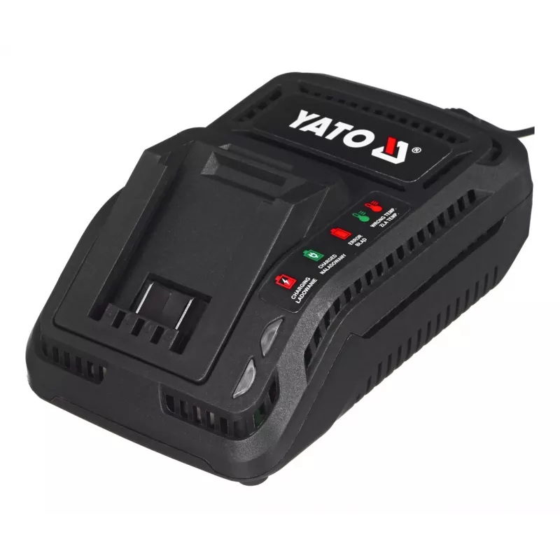Rebarbadora YATO YT-82826, 18V Li-Ion 2Ah, disco de 125 mm, 10.000 rpm, rosca M14, proteção ajustável sem ferramentas