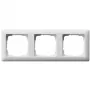 Moldura de parede Gira Standard 55 branca — termoplástico, design sem parafusos, 80,7×223,3 mm, 11,4 mm de espessura