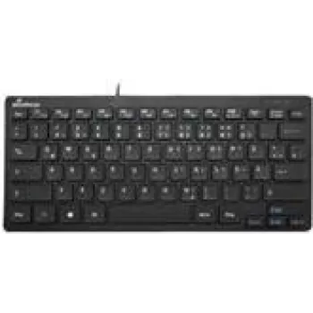 Teclado MediaRange MROS112 Office USB QWERTZ alemão suíço preto