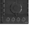 Placa de fogão Gorenje GW642AB gás número de queimadores/zonas de cozinhar 4 botões rotativos preto