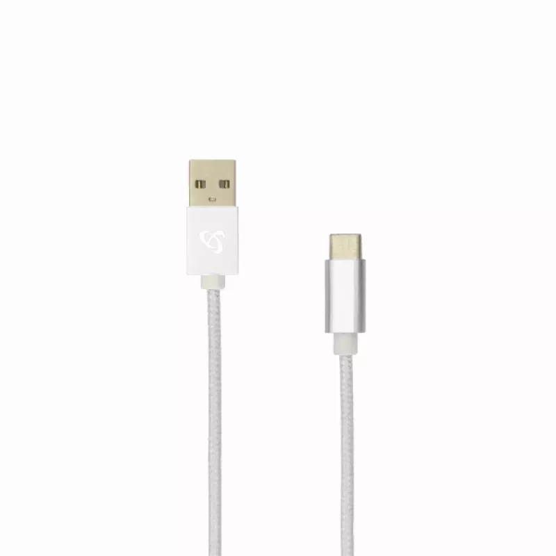 Sbox USB-TYPEC-15W USB->Type-C M/M 1,5 m branco coco