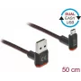 Cabo USB DeLOCK EASY-USB 2.0 Type-A para Micro-B 0,5 m preto