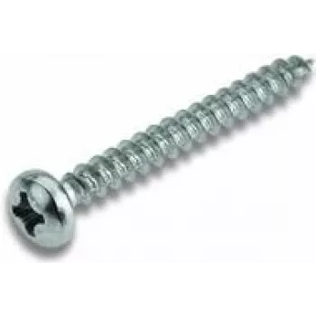 Parafuso Cimco 190102 — parafuso metálico zincado para placas de fibra, 40 mm de comprimento, 4 mm de diâmetro de rosca, 1 unid.