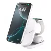 Carregador de interior Belkin UltraCharge 25W Qi2 3em1 carregador magnético UE branco redondo