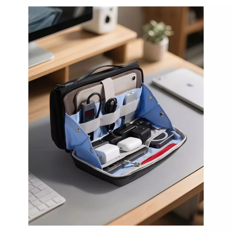 Bolsa para cabos inateck 28 cm * 17 cm * 11,8 cm preto