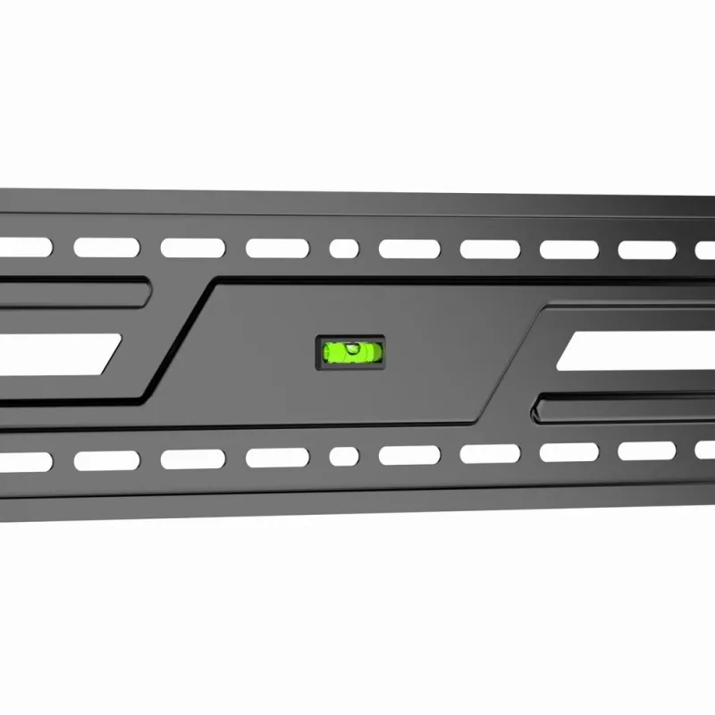 Suporte de parede fixo para TV GEMBIRD WM-100F-01 para ecrãs de 43–100 polegadas, aço, carga máx. 75 kg, VESA 75x75–900x600