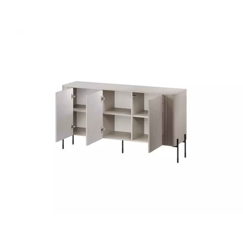 Cómoda cama meble VERA 150x40x80 cm, cashmere mate, aglomerado, estrutura 16 mm