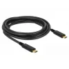 Cabo USB DeLOCK 83325 USB 2.0 3 m USB-C preto