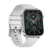 Smartwatch Colmi P80 prateado – smartwatch compacto Colmi P80, caixa prateada