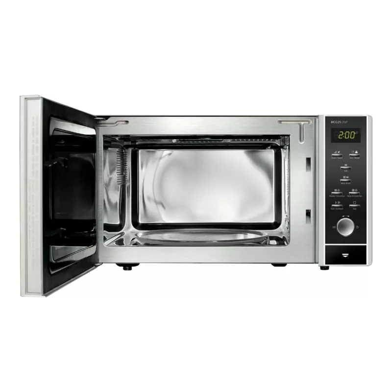 Micro-ondas Caso MCG 25 — 900 W, 25 L, 10 níveis de potência, branco/preto