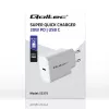 Carregador QOLTEC Super Quick PD 20W USB-C (5V/12V) – carregador rápido portátil