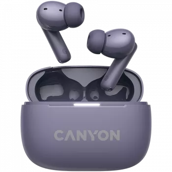 Auscultadores e headset Canyon CNS-TWS10PL True Wireless Stereo (TWS) In-Ear para chamadas/música/desporto/dia a dia USB Type-C Bluetooth Violeta (CNS-TWS10PL)